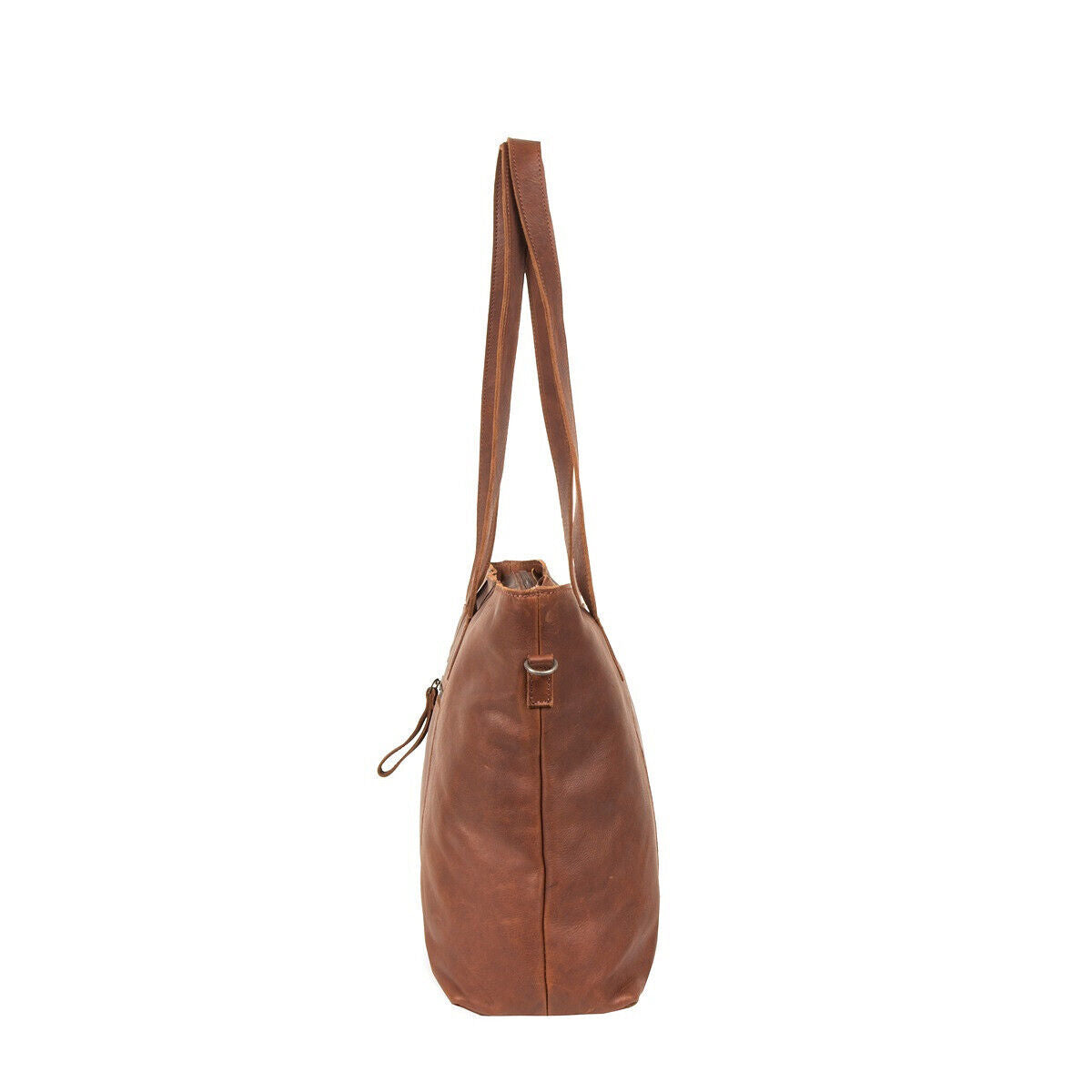 Justified Bags großer echt Leder Damen Shopper Handtasche Schultertasche Nynke vintage braun