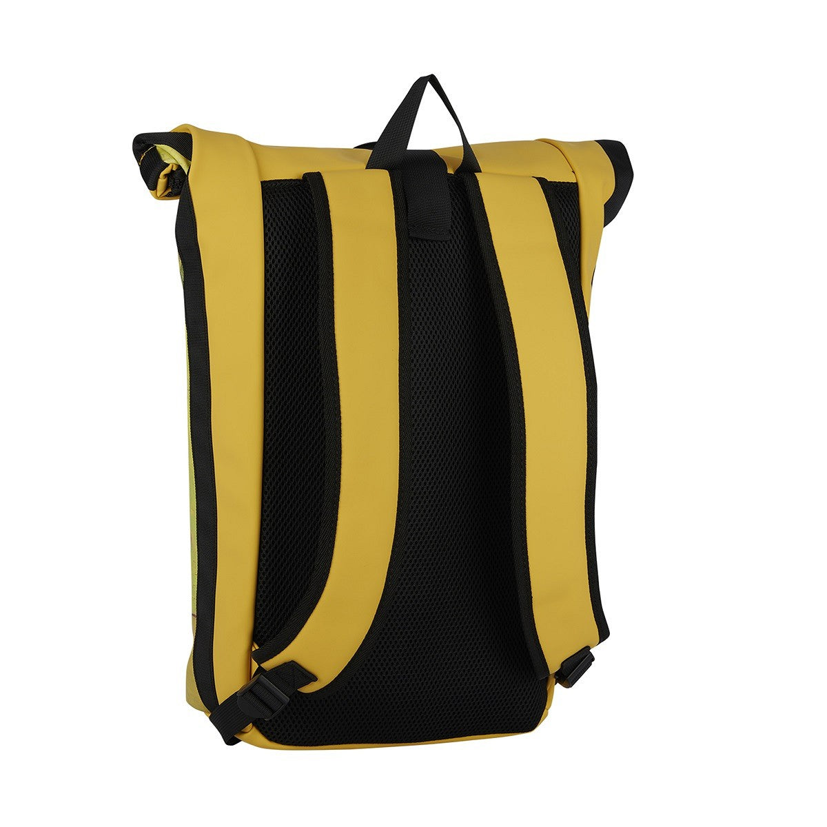 New Rebels New York Sonnenblumen Rucksack – Rolltop, wasserabweisend, 15" Laptopfach