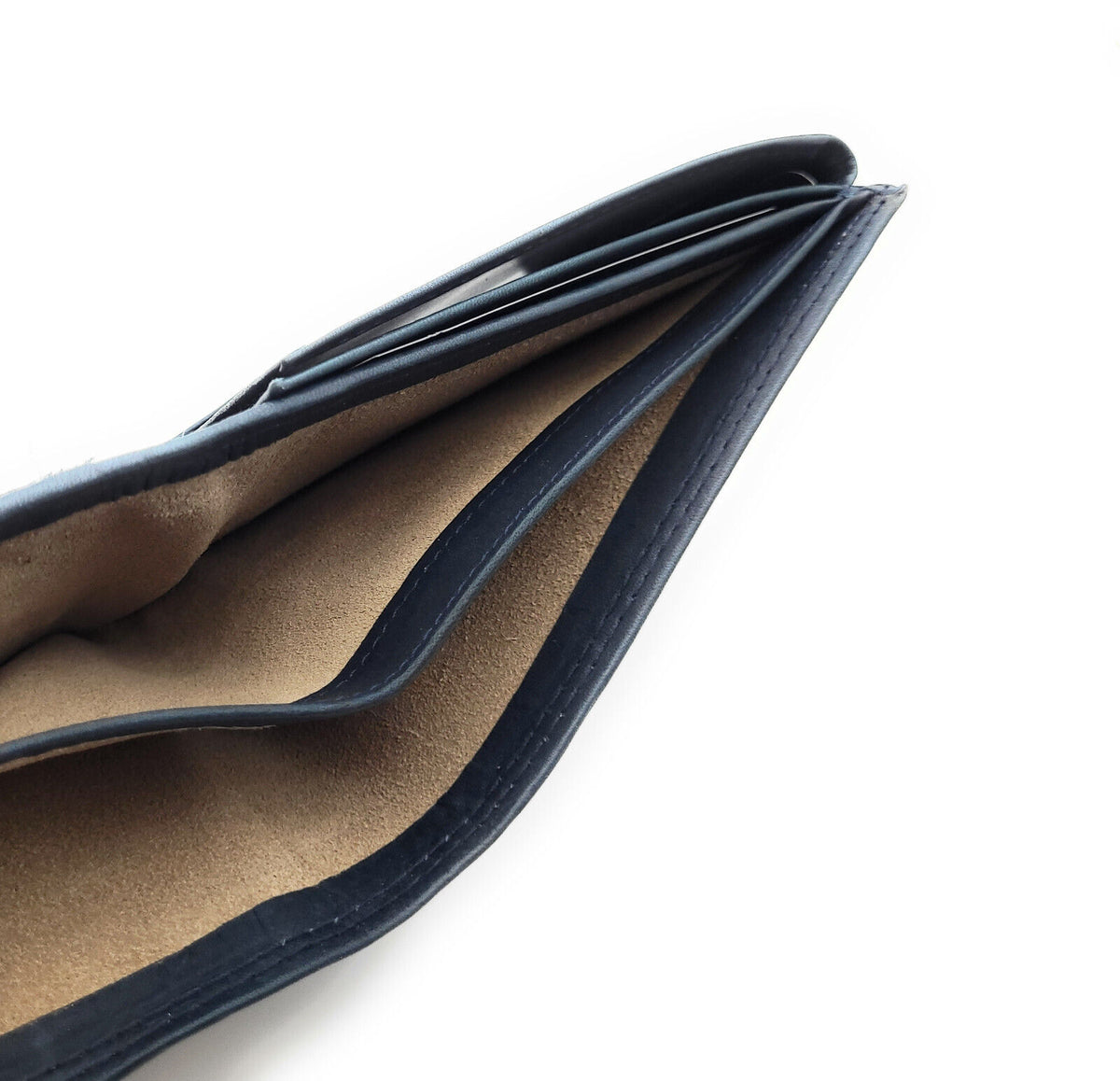 McLean echt Leder Geldbörse Portemonnaie Geldbeutel mit RFID Schutz navy blau