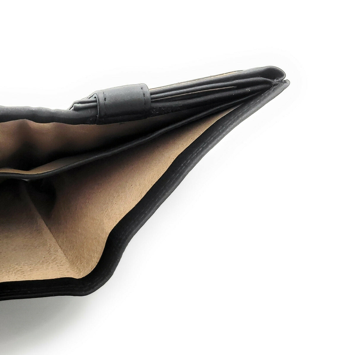 Jockey Club Leder Geldbörse mit RFID-Schutz – Rindleder, schwarz
