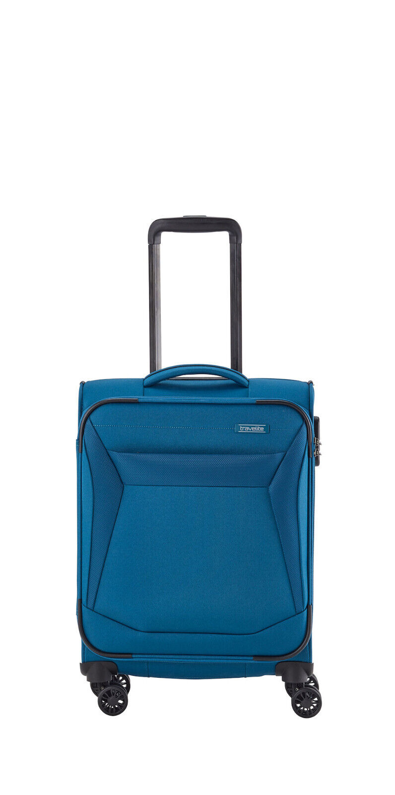 Travelite Chios Reisekoffer Trolley Bord-Koffer 55cm Handgepäck Bordgepäck  4Rad petrol