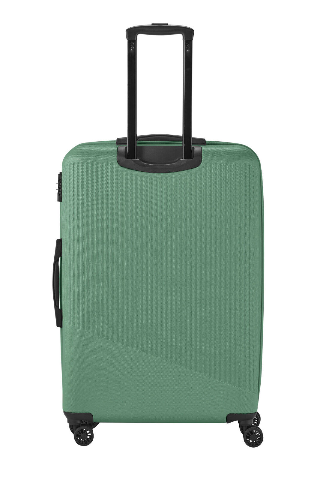 Travelite Bali Reisekoffer L Trolley Koffer 77cm 4 Rad / Rollen TSA Hartschale grün