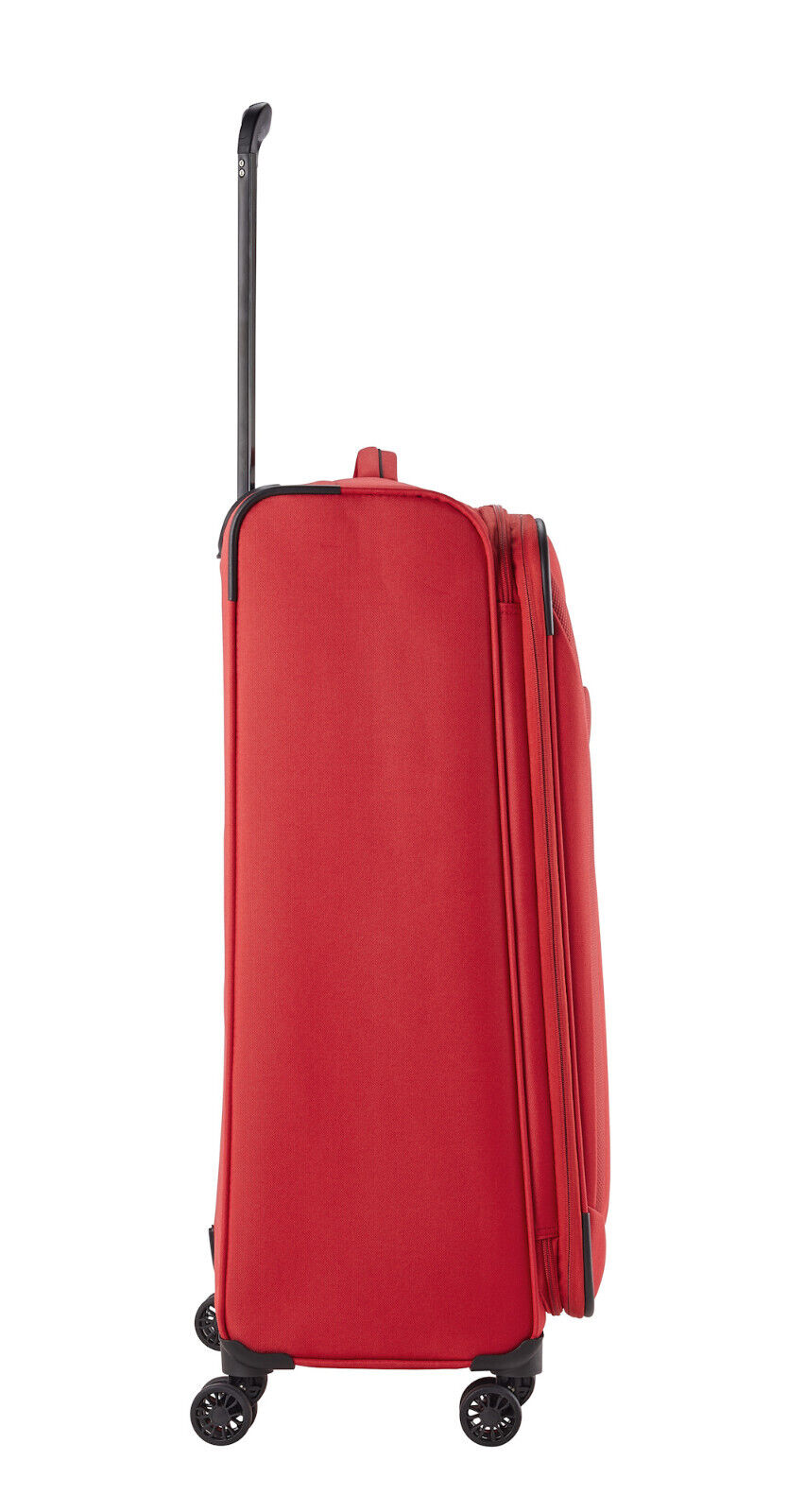 Travelite Chios Reisekoffer L Trolley Koffer 78cm 4 Rad / Rollen Dehnfalte TSA rot