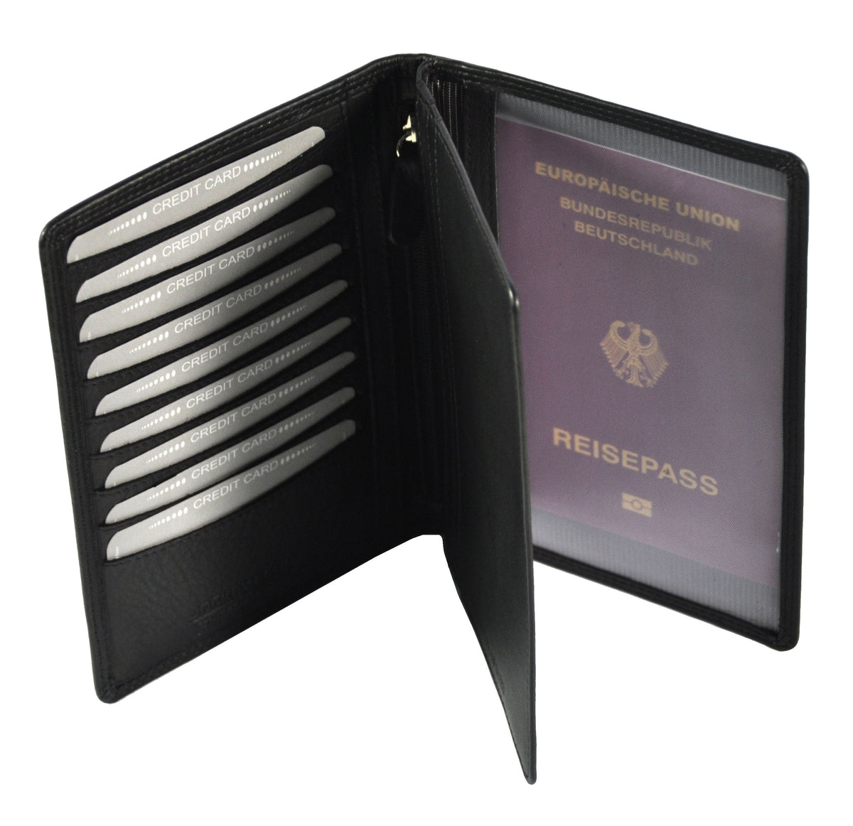Jockey Club Nappaleder Passhülle & Brieftasche mit RFID-Schutz