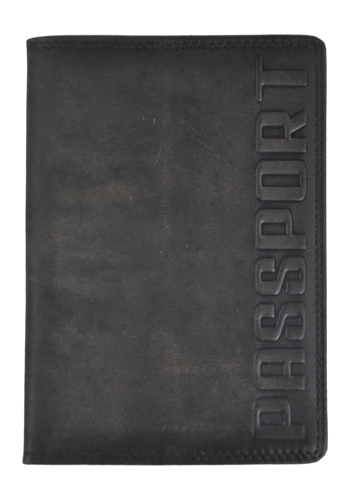 Jockey Club echt Leder Passhülle Etui Reisepass Hülle Hunterleder dunkelbraun