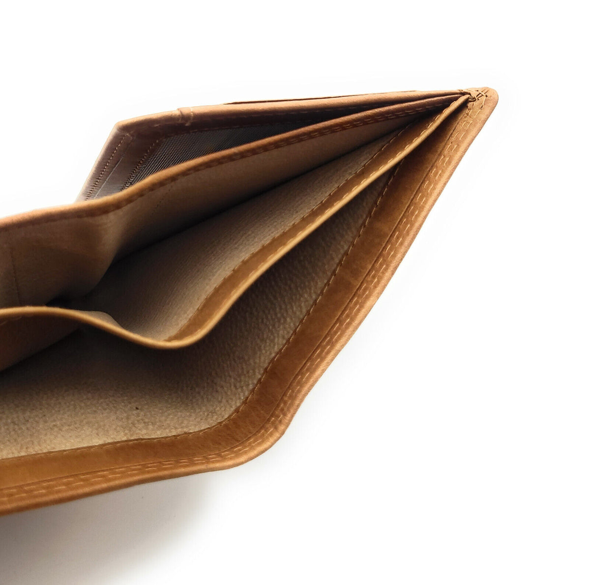 Hill Burry echt Leder Geldbörse Portemonnaie Kreditkartenetui mit RFID Schutz cognac braun