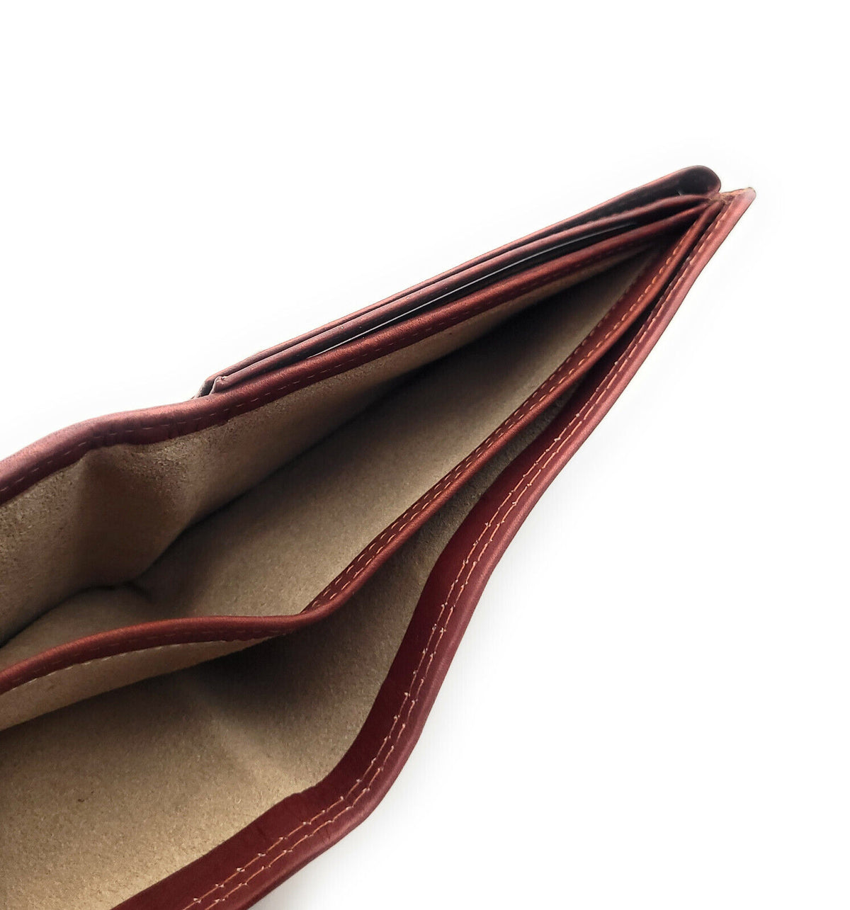 McLean echt Leder Geldbörse Portemonnaie Geldbeutel mit RFID Schutz rusty red