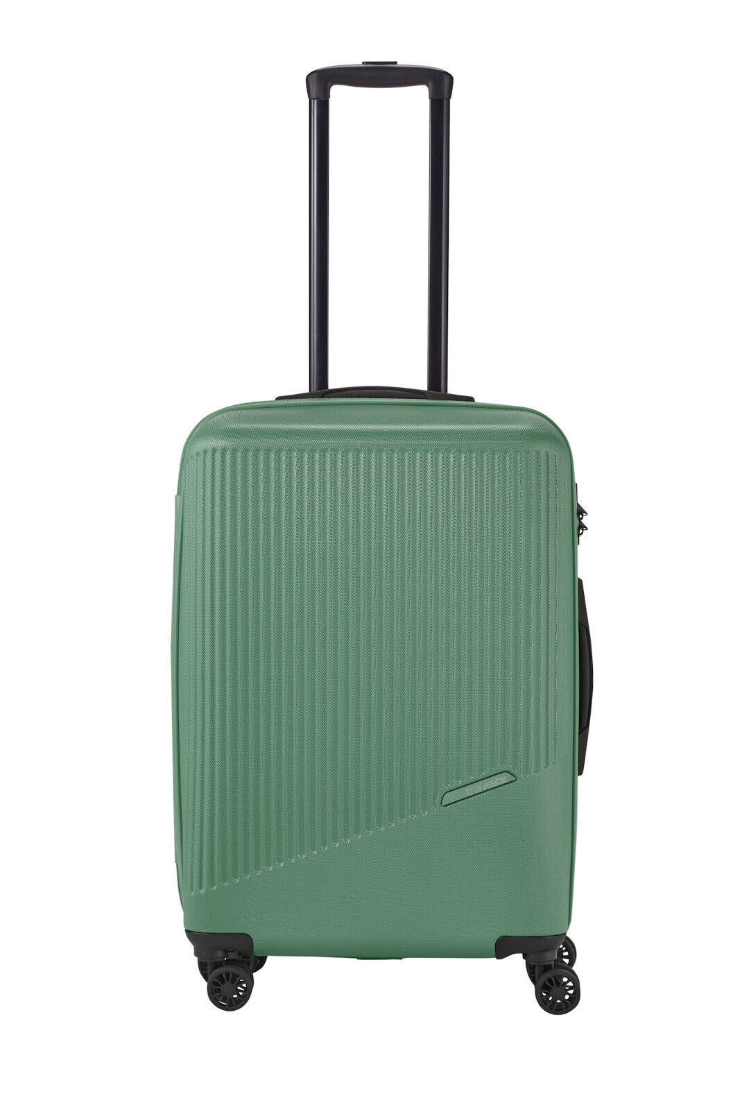 Travelite Bali Reisekoffer M Trolley 67cm 4 Rad Rollen TSA Hartschale grün