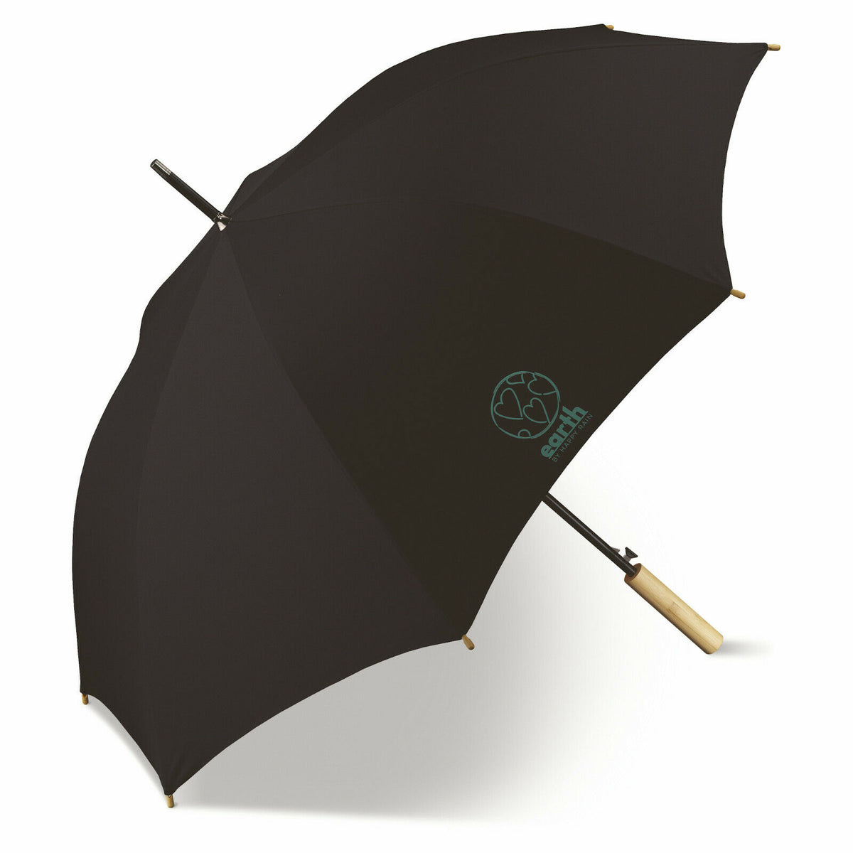 happy rain Earth Stockschirm | recyceltes Polyester & Bambusgriff