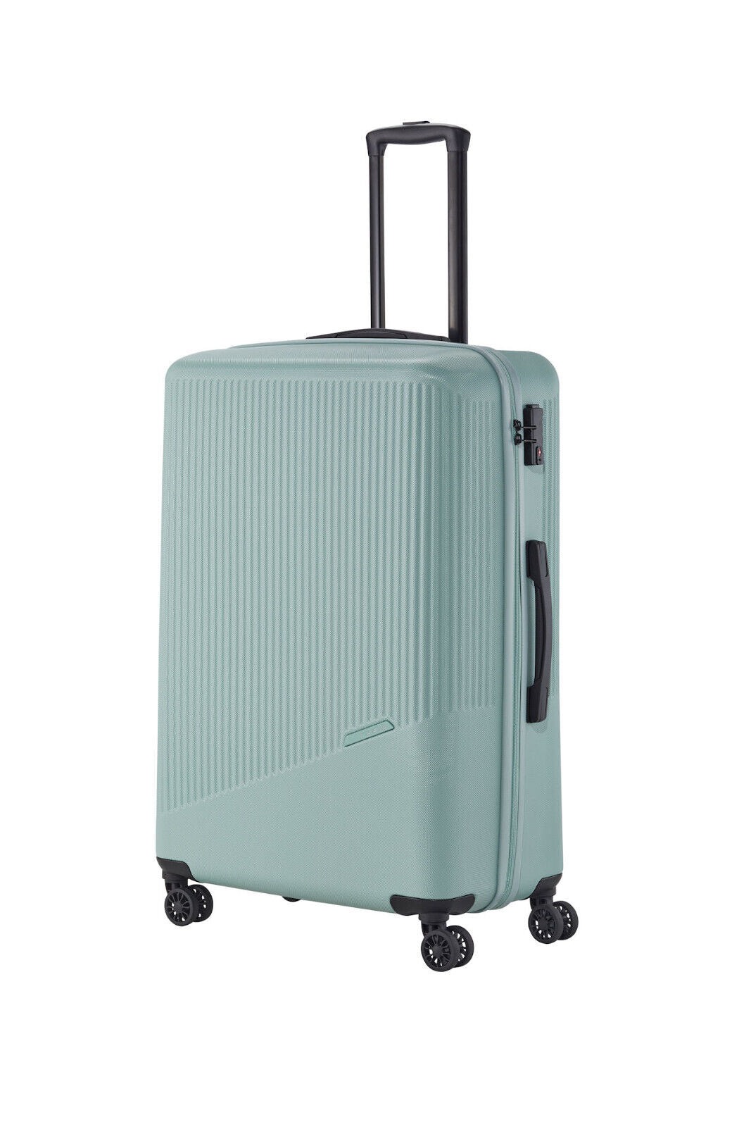 Travelite Bali Reisekoffer L Trolley Koffer 77cm 4 Rad / Rollen TSA Hartschale mint