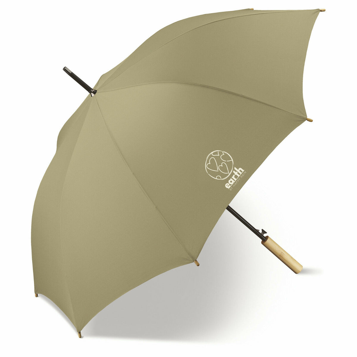 happy rain Earth Stockschirm | recyceltes Polyester & Bambusgriff