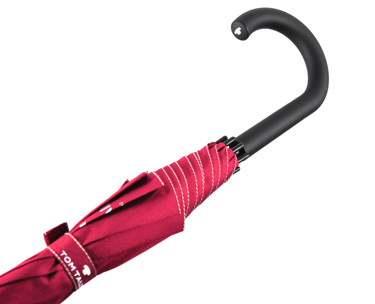 Tom Tailor Regenschirm Stockschirm Schirm Lady Long Automatik barberry rot