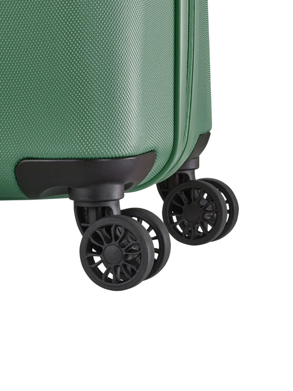 Travelite Bali Handgepäck S Trolley Koffer 55cm 4 Rad / Rollen Hartschale grün