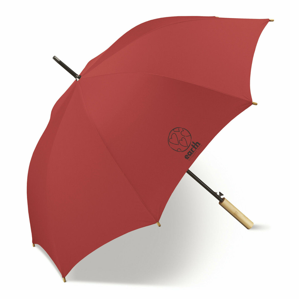 happy rain Earth Stockschirm | recyceltes Polyester & Bambusgriff