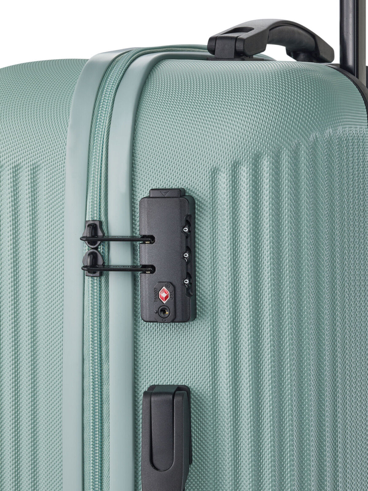 Travelite Bali Reisekoffer M Trolley Koffer 67cm 4 Rad / Rollen TSA Hartschale mint