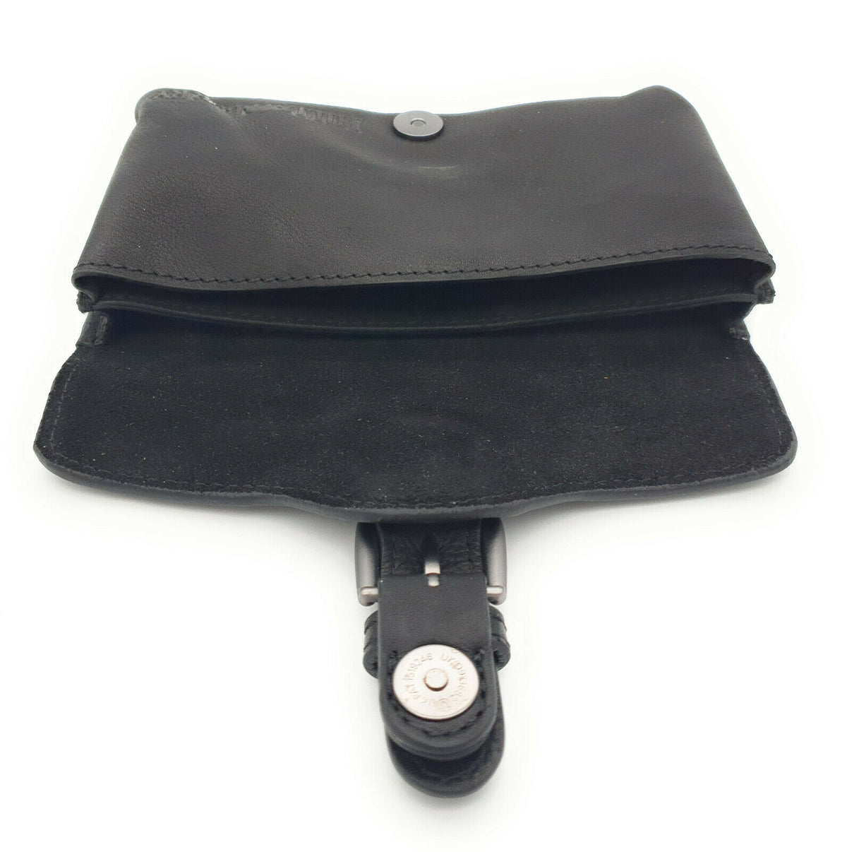 Hill Burry Echtleder Gürteltasche – Bikertasche & Hüfttasche Schwarz
