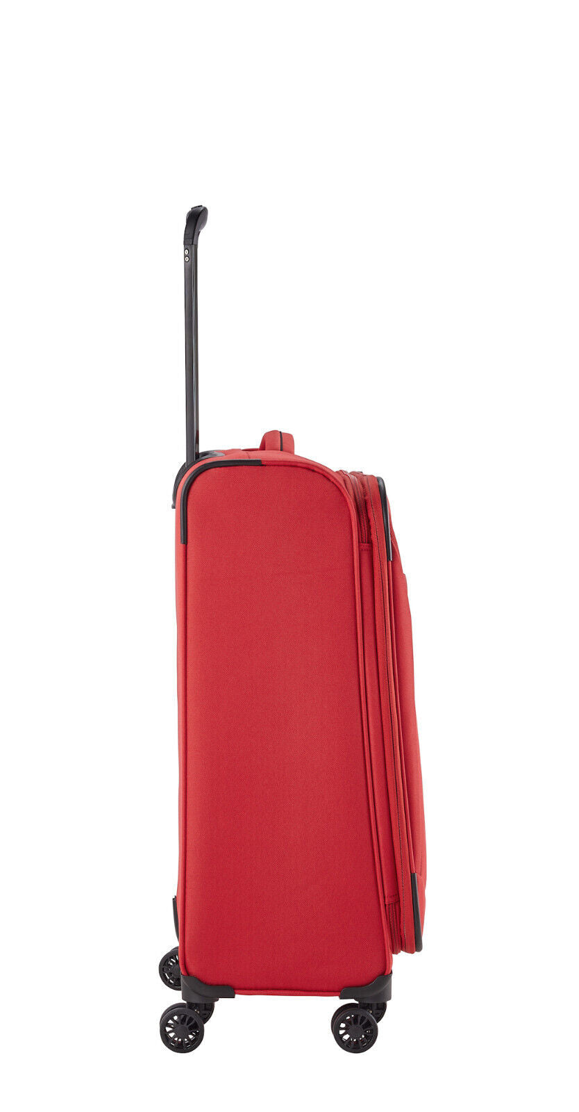Travelite Chios Reisekoffer M Trolley Koffer 67cm 4 Rad / Rollen Dehnfalte TSA rot