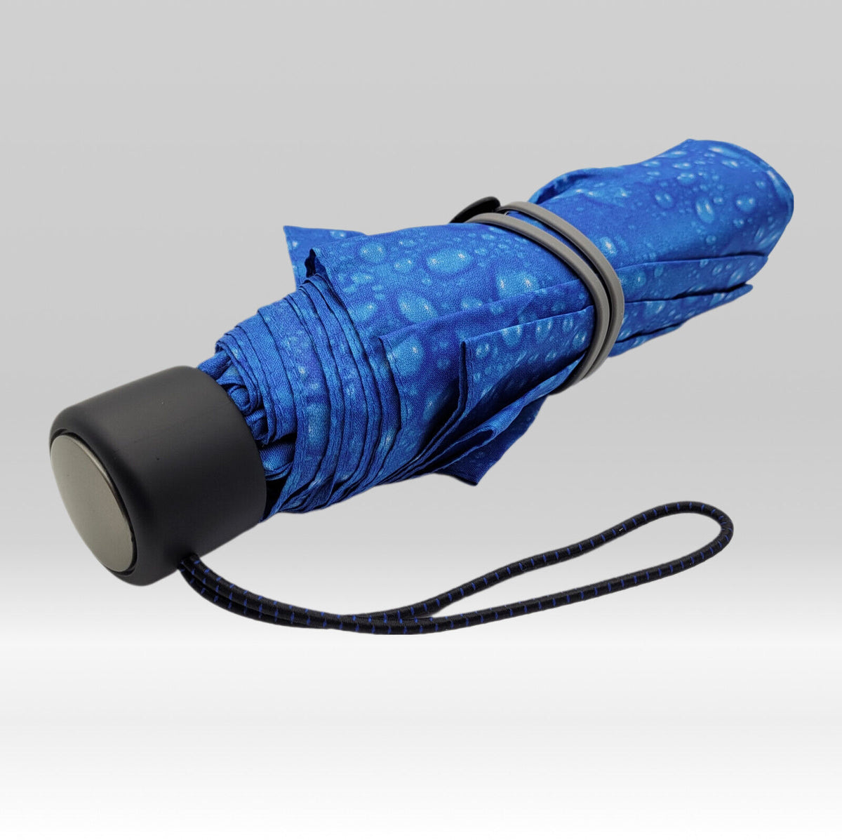 Mini Regenschirm Taschenschirm Schirm klein, leicht & kompakt Regentropfen Print